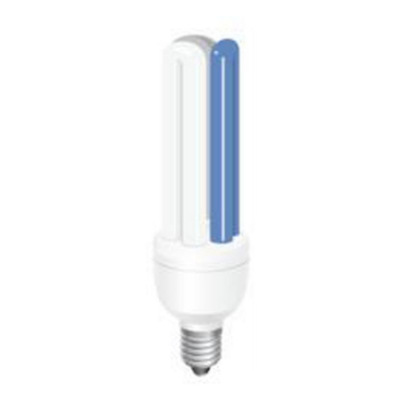 Image of Lampada energy saving bianca/blu 12.000k/25.000k attacco E27 24 watt/3U