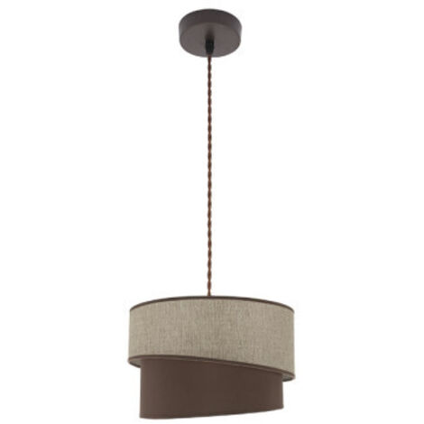 Hara pendentif 1xe27 brun/marron regx35x35 cm