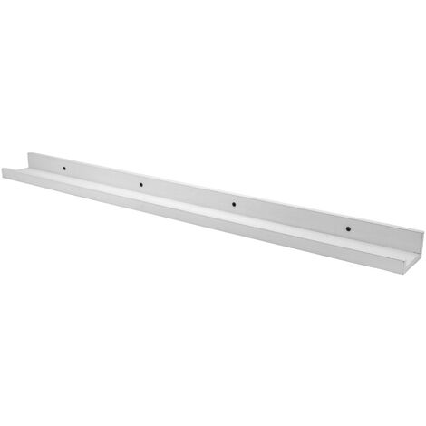 Harbour Housewares Floating Picture Ledge Wall Shelf - 90cm - White