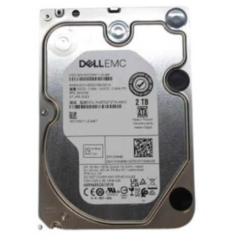 Hard disk 3,5 2TB Dell SATA 6GBPS 7.2K RPM 512N 3.5IN CK [400-BRCT]