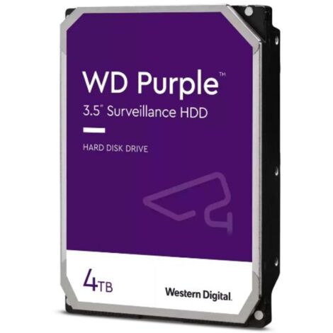 Hard Disk Purple 4 Tb Sata 3 3.5" (Wd43Purz)