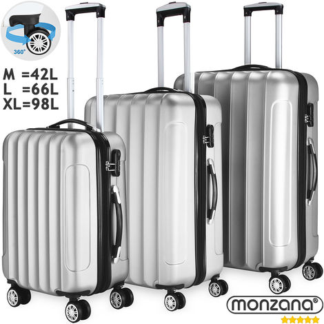 4 wheel suitcase sets