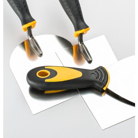 HARDY Frattazzo Livellante 2k Serie  28 Per Smalti Gesso Colla Strumenti Manico Legno Costruzione Ristrutturazione Spatola per Applicazione Intonaco Dimensioni 10x12 cm