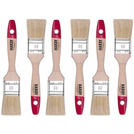 HARDY WORKING TOOLS Pennello pittura muro, pennello pittura, Dimensione  130mm x 30mm, Pennellessa Altezza del pelo