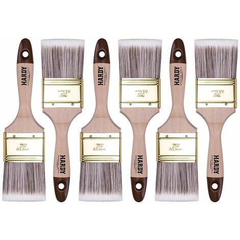 HARDY WORKING TOOLS Pennello pittura muro, pennello pittura, Dimensione  130mm x 30mm, Pennellessa Altezza del pelo