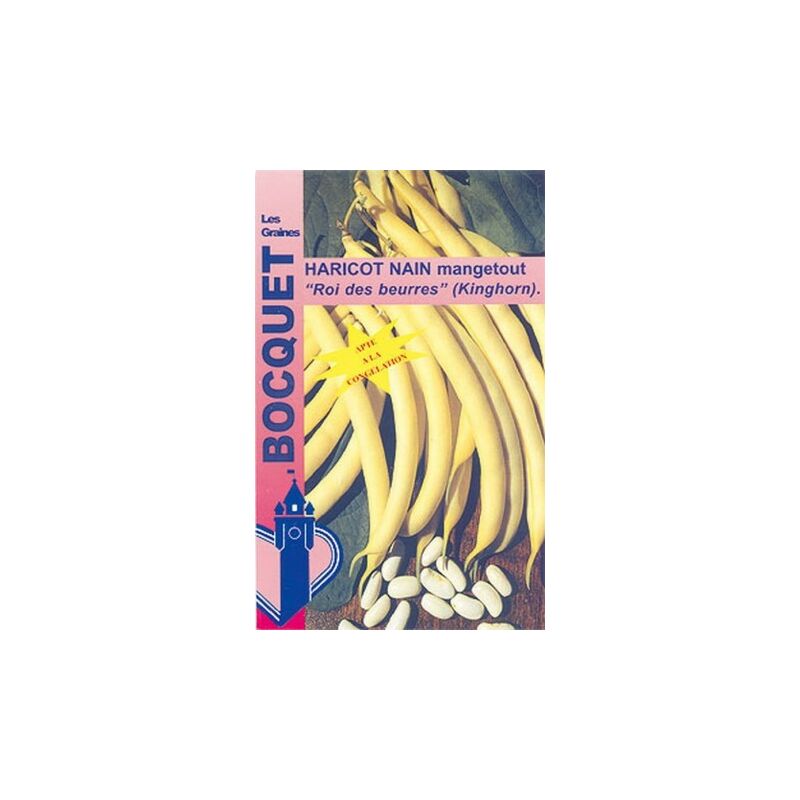 Graines Bocquet - Haricot nain beurre Roi des beurres (Kinghorn) - 110g