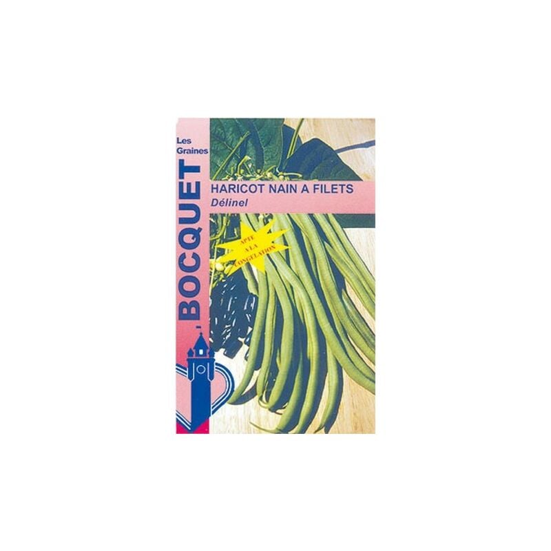 Graines Bocquet - Haricot nain à filet Délinel - 80g