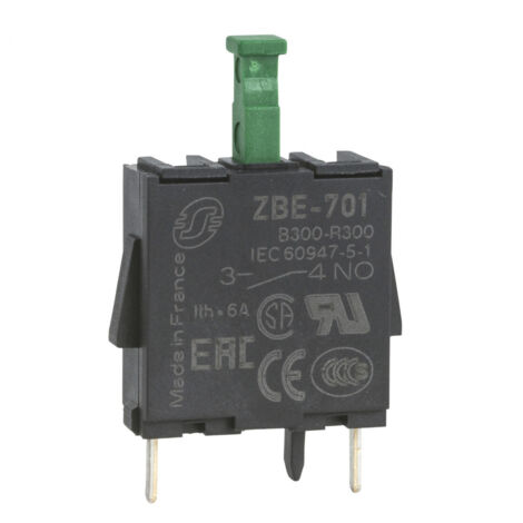 Harmony - bloc contact - 1F - raccordement sur circuit imprimé - ZBE701