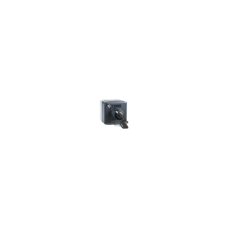 Schneider Electric - Harmony boite - 1 bouton tournant Ø22 à clé - 1F - XALD144