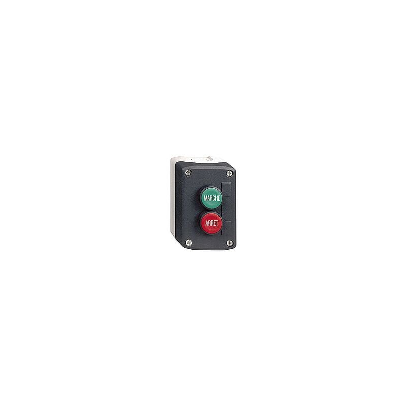 Schneider Electric - Harmony boite - 2 boutons poussoirs Ø22 - vert /rouge - XALD224