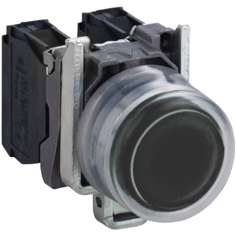 Harmony bouton-poussoir noir IP69K Ø22 - à impulsion - 1F - XB4BP21