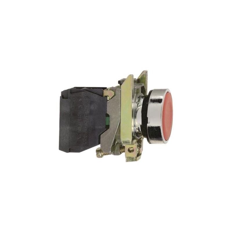 Schneider Electric - bouton poussoir XB4BA42 actionneur plat rouge 1 pc(s)