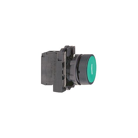 Harmony bouton-poussoir vert Ø22 - à impulsion affleurant - 1F - XB5AA3311