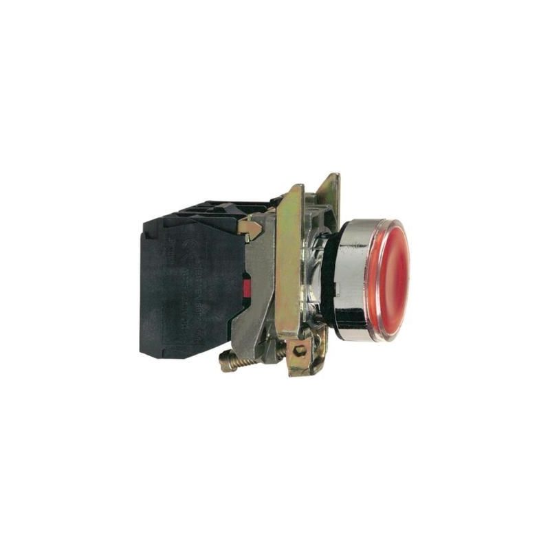 Schneider Electric - bouton poussoir XB4BW34B5 actionneur plat rouge 1 pc(s)