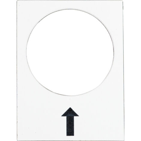 Harmony étiquette 30x40mm blanc droite PV SCHNEIDER ZB2BY4907