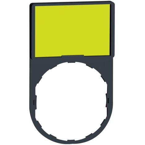 Harmony porte étiquette 30 x 50 mm standard - Ø22 - avec étiquette vierge  - ZBY6102