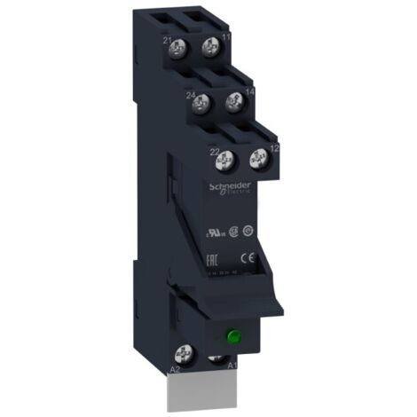 Harmony Relay RSB - relais PCB embrochable monté sur embase - 2OF 8A - 230VAC - RSB2A080P7PV