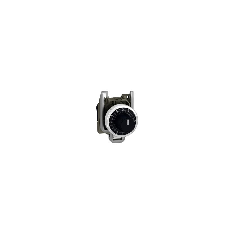 Schneider Electric - Harmony tête de potentiomètre à molette - Ø22 - axe de 6 mm - noir - ZB4BD912