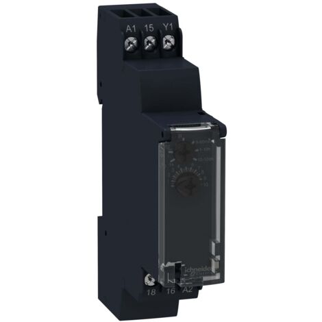 Harmony Time RE17 - Relais Temporisé Modulaire - 1OF - 24Vcc 24 à 240Vca - RE17RHMU