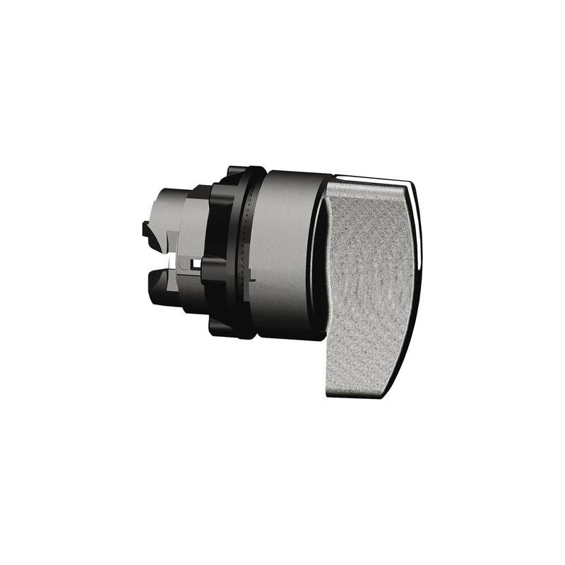 Schneider Electric - ZB5AD2 harmony ZB5AD2 bouton sélecteur commutateur rotatif noir 2 x 90 ° décrochage par rotation 1 pc(s)