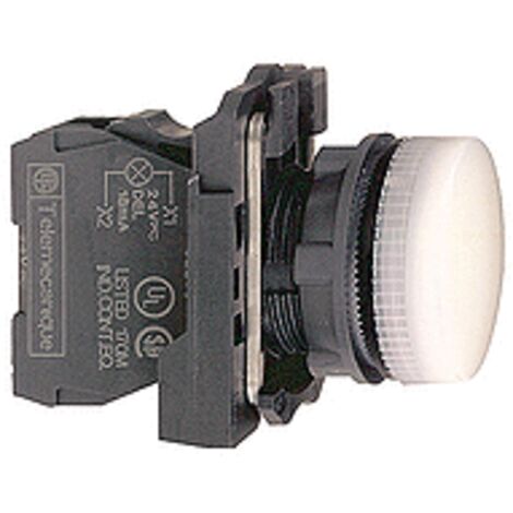 Harmony voyant rond Ø22 - IP66 - blanc - LED intégrée - 240 V  - XB5AVM1