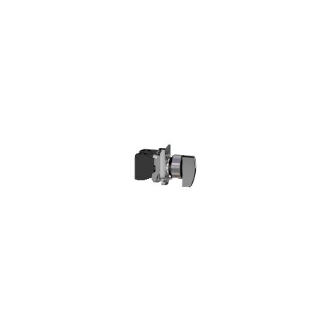 Harmony XB4 - bouton tournant à crosse - Ø22 - 3 pos fix - noir - 2F - vis étr