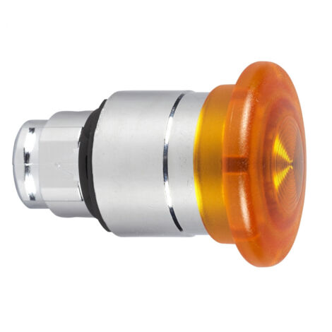 Harmony XB4 - tÃªte bouton coup de poing lumineux DEL - Ã40 - orange - ZB4BW453