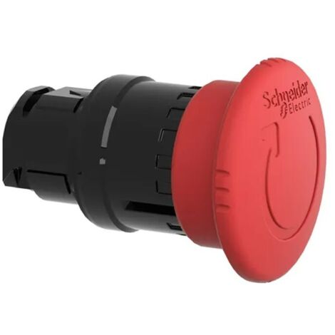 Harmony XB4 tête bouton arrêt urgence diam. 40 pousser tourner rouge SCHNEIDER ZB4BS8447