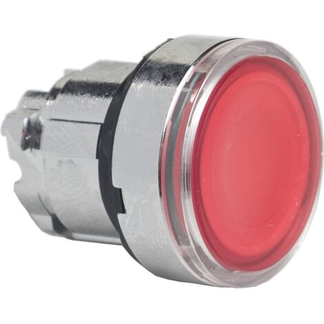 Harmony XB4 - tête bouton pousser-pousser lumineux - Ø22 - rouge