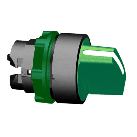 Harmony XB5 tête bouton tournant à manette Ø22 3 pos rap au C vert SCHNEIDER ZB5AD503