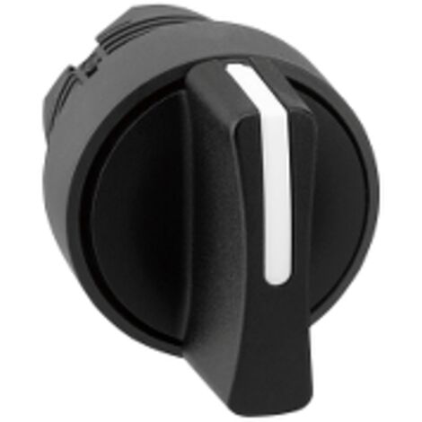 Harmony XB5 - tête bouton tournant à manette - Ø22 - 3 pos rap de G au C - noir - ZB5AD7
