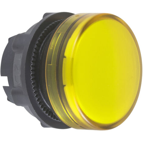 Harmony XB5 tête voyant lumineux DEL diam. 22 lisse jaune SCHNEIDER ZB5AV083