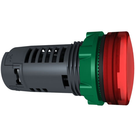 Harmony XB5 voyant lumineux compact DEL diam. 22 rouge 24V vis étrier SCHNEIDER XB5EVB4