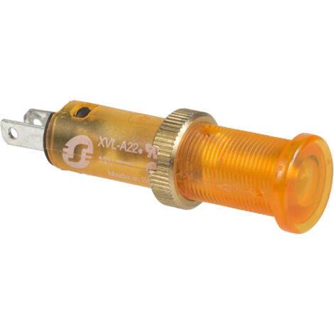 Harmony XVL - voyant LED - Ø8 - orange - 12V - cosses Faston (XVLA225)