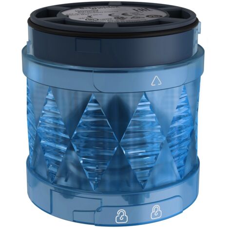 Harmony XVU, colonne, élément à Del bleu fixe, IP 65, 24 V, 2,5 W - XVUC26
