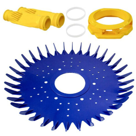 harmtty 1 Set W70329 Einfach zu installierende Poolreinigerscheibe, weicher Gummirand mit Membran, A