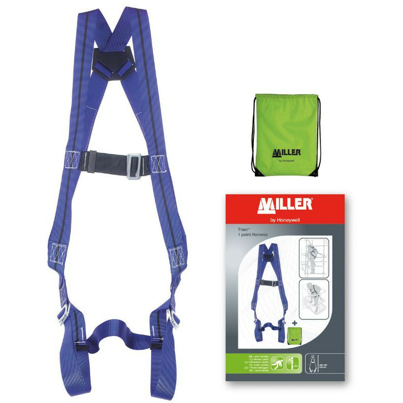 Harnais 1 point Titan Harness Miller 1031438 - Bleu clair - Taille unique - Bleu clair