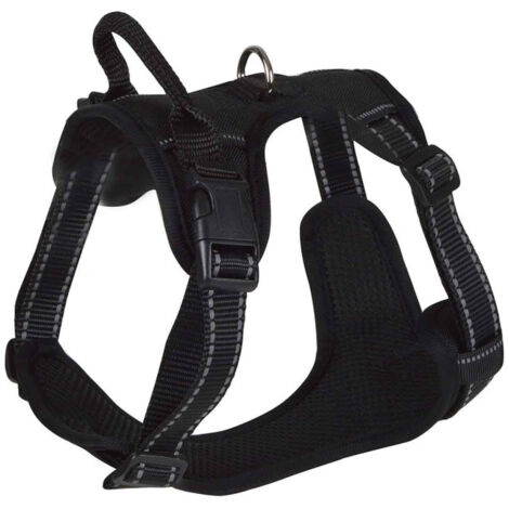 Harnais Anti-Traction pour Chien "Sécurité" 100cm Noir