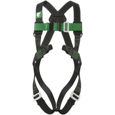 Harnais antichute à 2 points 140kg Coverguard FELIS Noir / Vert Unique