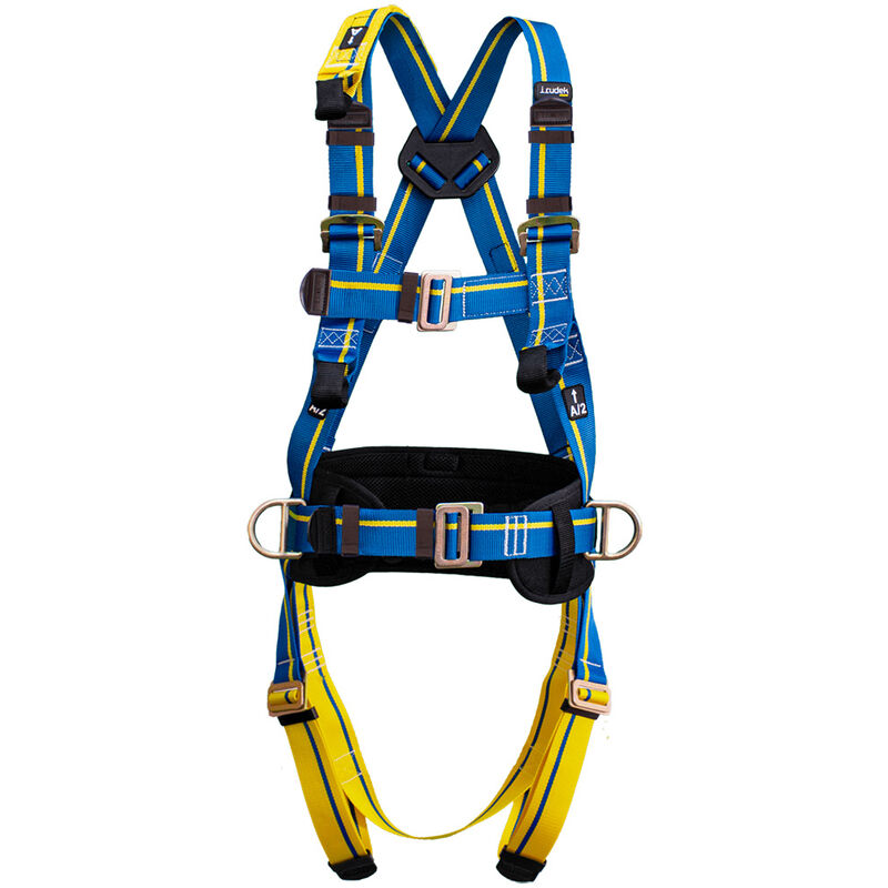 Irudek - Imbracatura anticaduta Light Plus 4 - l/xl - Blau/Gelb