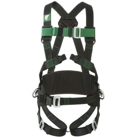 Harnais antichutes avec ceinture de maintien Coverguard POLARIS Noir / Vert Unique