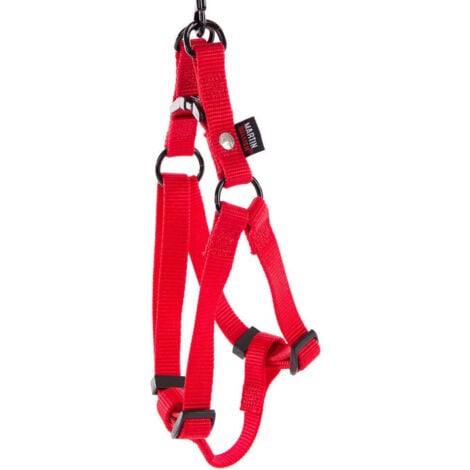 Harnais Chien Martin Sellier - Tour 35-50cm, Rouge