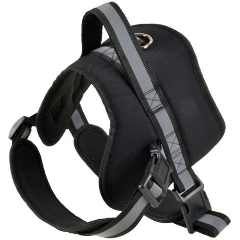 Harnais Chien XL Réglable "Essentiel" 115cm Noir