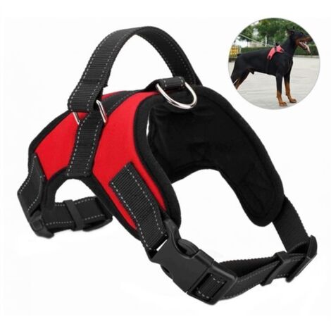 Harnais Chiens De Taille Enjambent Code L Rouge Oxford