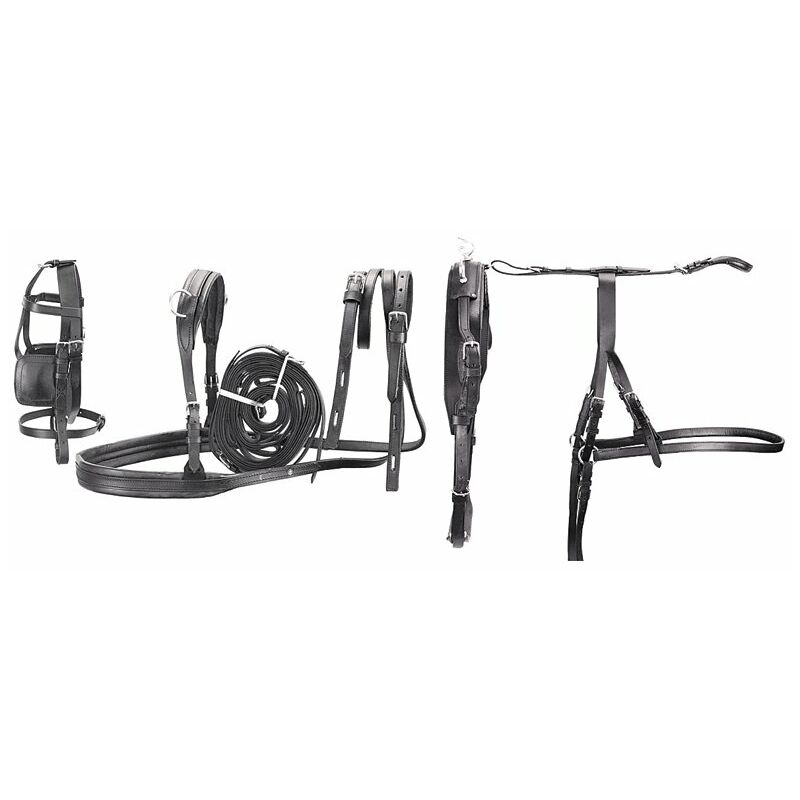 Harnais complet pour attelage de PONY en cuir