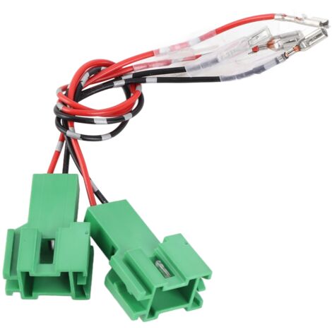 [Harnais de Câblage pour Haut-Parleurs de Portes] + [Connecteur Adaptateur ABS] + [2 Pièces] + [Plug-and-Play, 12V]
