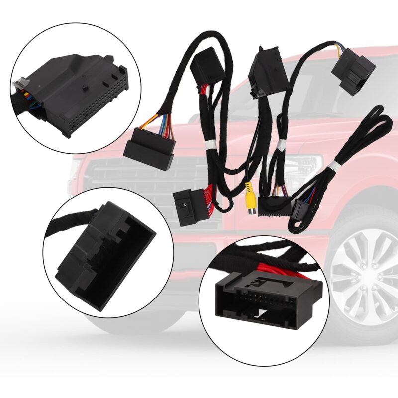 Jeffergarden - Harnais de Conversion 4 pouces à 8 pouces pnp HC3Z 19A387 b Remplacement pour système Ford Edge Fusion sync 1 à sync 3