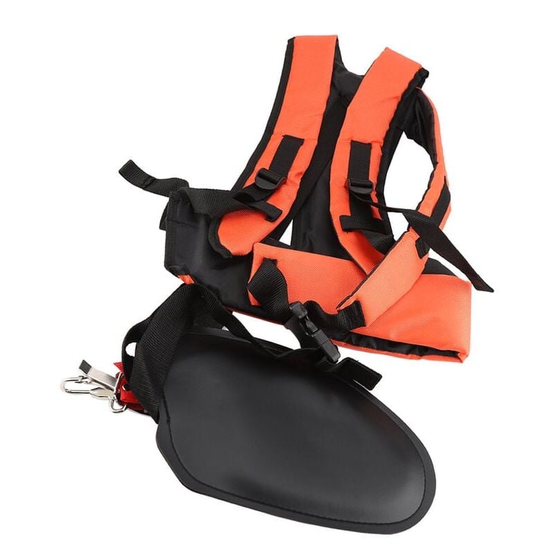 Harnais de débroussailleuse universelle, Sangle double harnais Rembourré Ajustable pour débroussailleuse et coupe-bordures