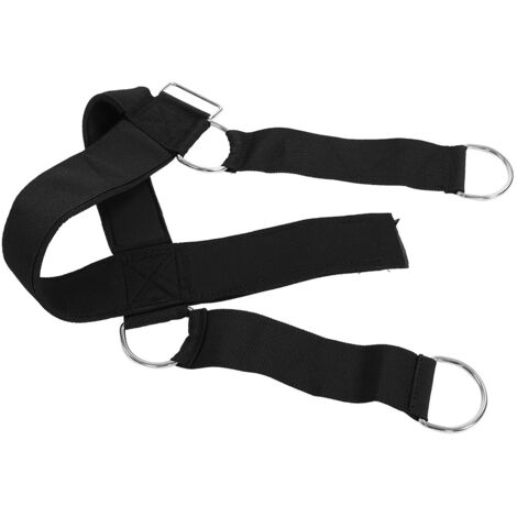 Harnais de musculation en nylon pour le cou, sangle d'entraînement de force, ceinture de gym fitness