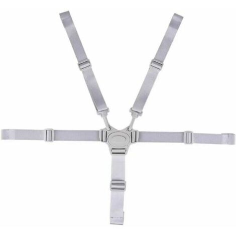 Harnais de remplacement 5 points pour chaise haute, sangles ajustables et tendance pour bébé